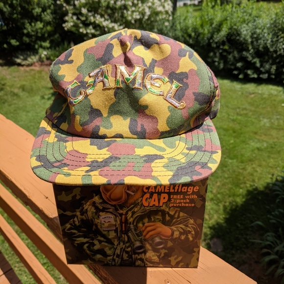 camel Other - Camel Vintage camouflage cap NWOT